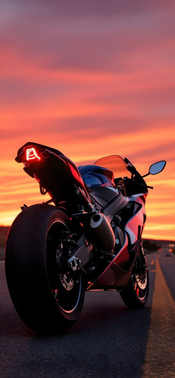 Yamaha R1 – Sunset Shadow - Automotive metal wall art plate