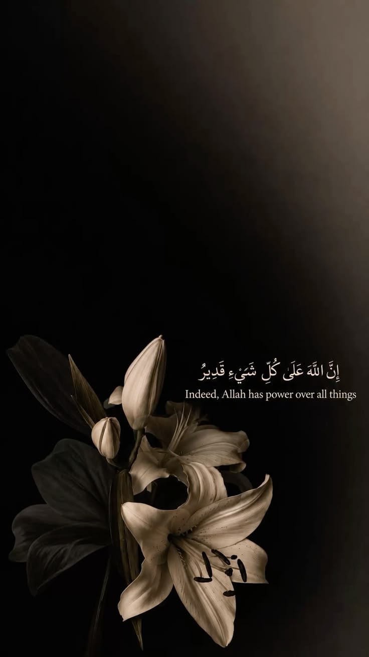 Allah Has Power Over All Things - Islam metal wall art plate