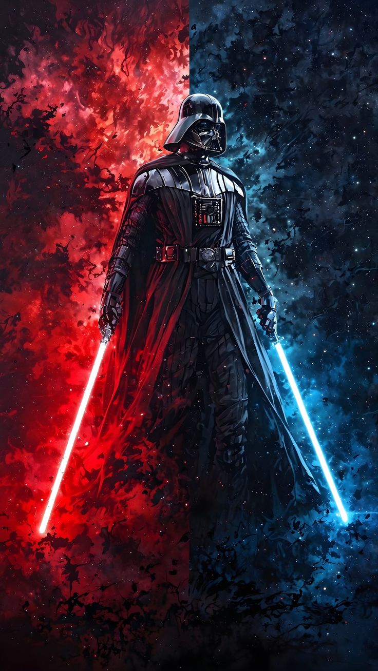 Darth Vader – Light and Dark - Movies/Shows metal wall art plate