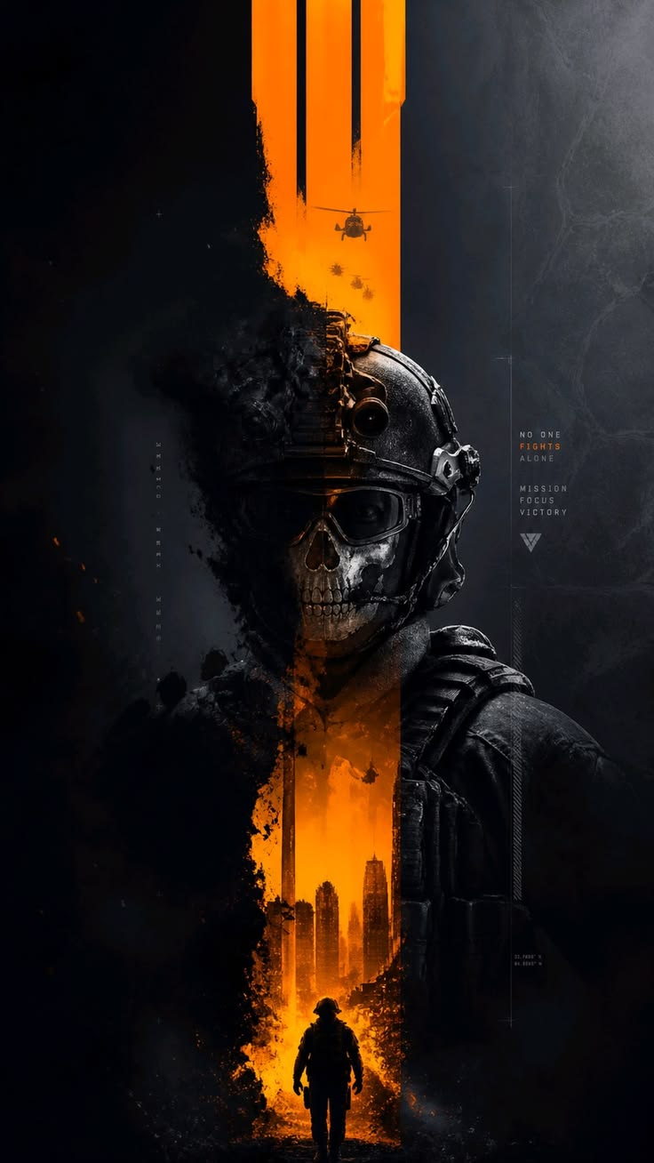 Tactical Operator – Aftermath - Gaming metal wall art plate