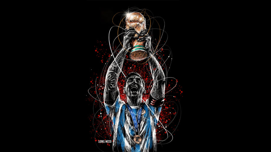 Argentina Champion – Trophy Lift - Sport metal wall art plate