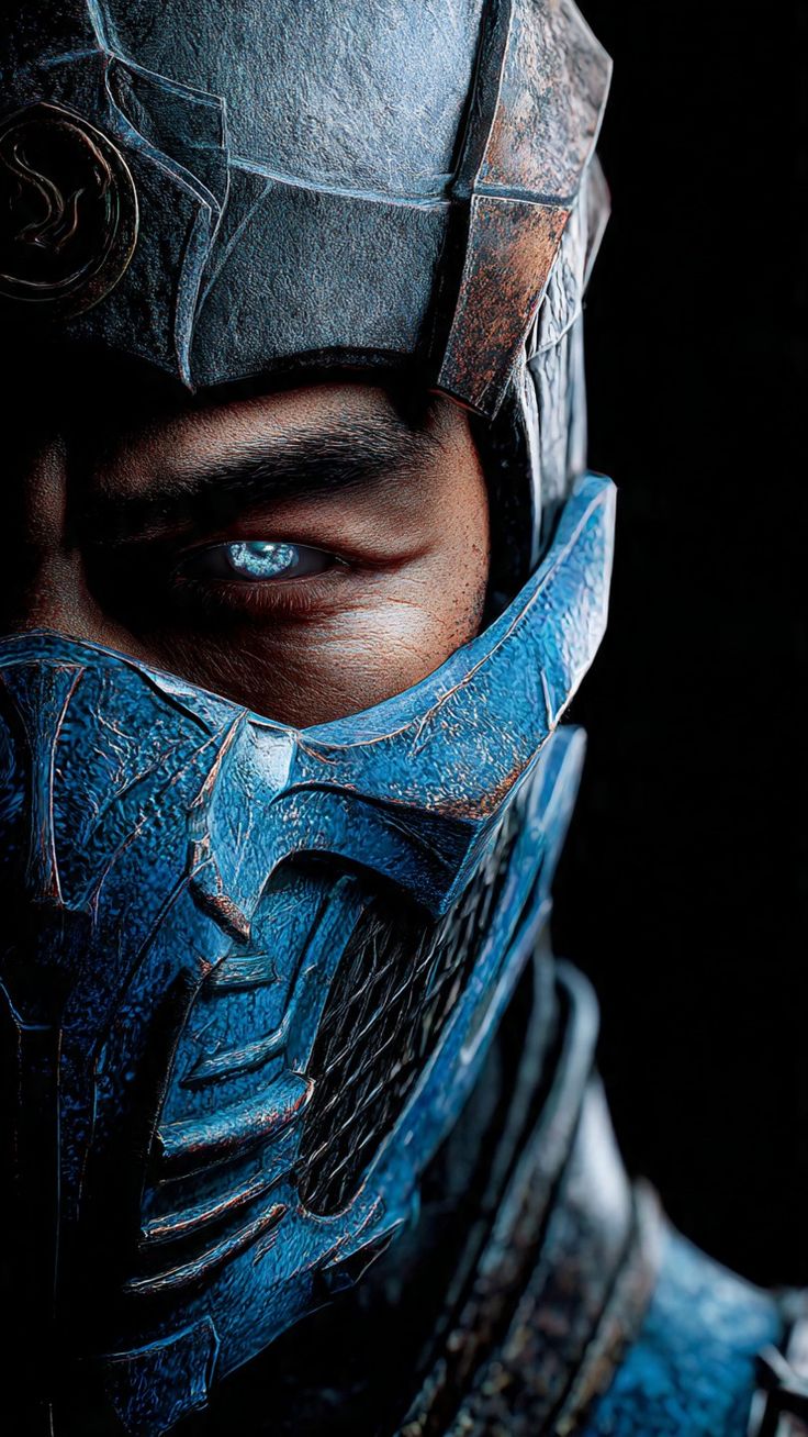 Mortal Kombat – Sub-Zero Iceborn - Gaming metal wall art plate