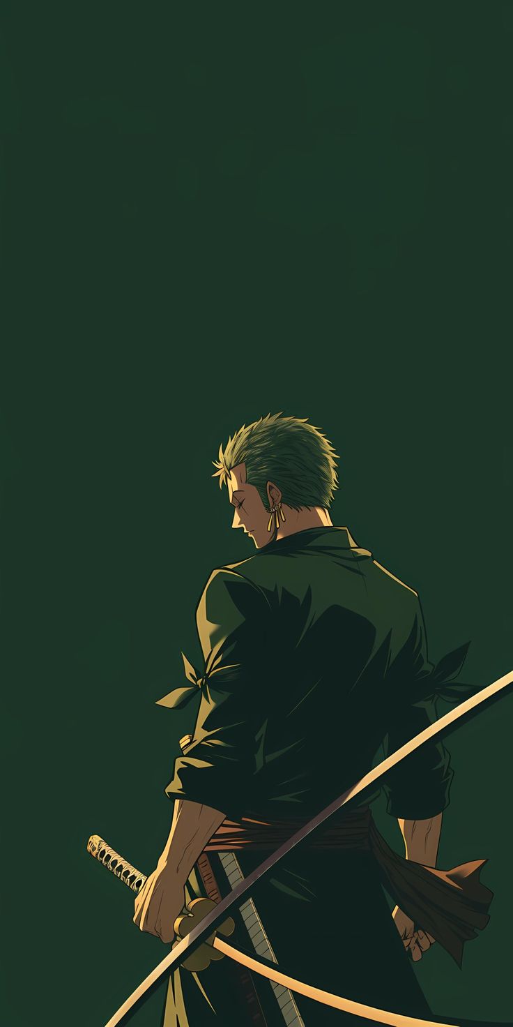 Roronoa Zoro – Silent Swordsman - Anime metal wall art plate