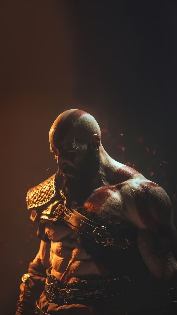 God of War – Spartan Fire - Gaming metal wall art plate