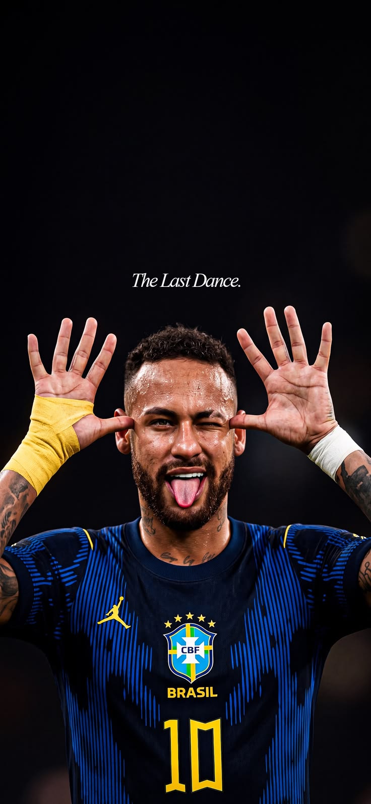 Neymar Jr – The Last Dance - Sport metal wall art plate