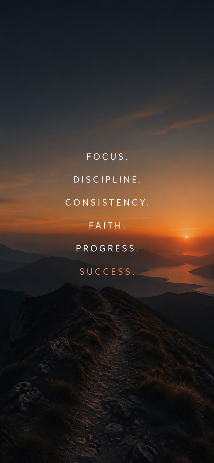 The Path to Success - Quotes metal wall art plate
