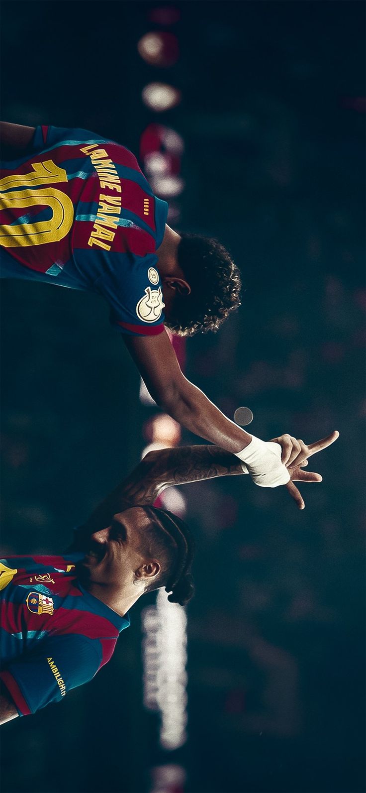 Barcelona Legends - Sport metal wall art plate