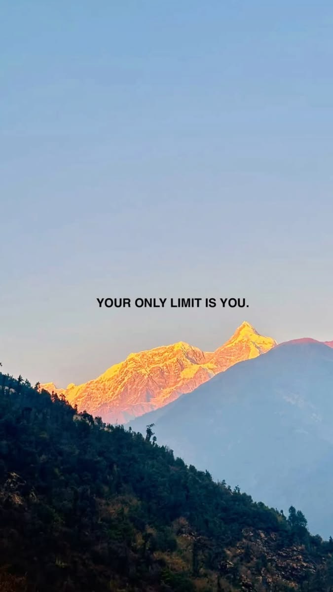 Your Only Limit Is You - Quotes metal wall art plate
