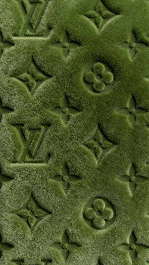 Louis Vuitton – Olive Monogram - Luxury metal wall art plate