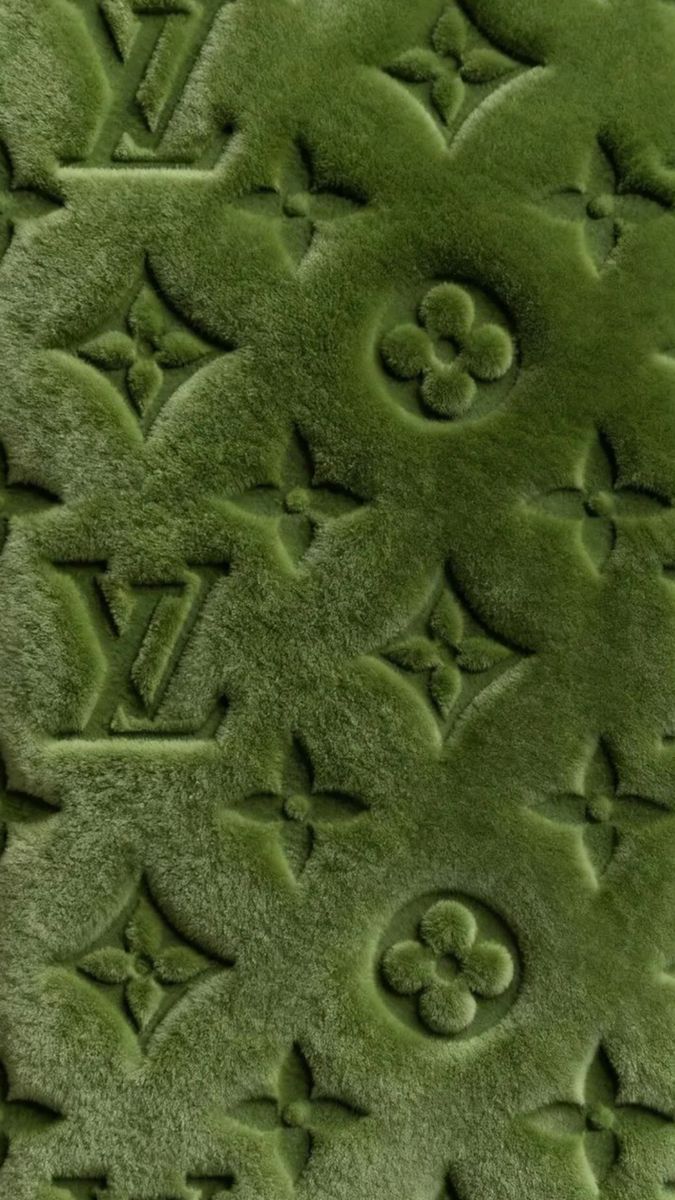 Louis Vuitton – Olive Monogram - Luxury metal wall art plate