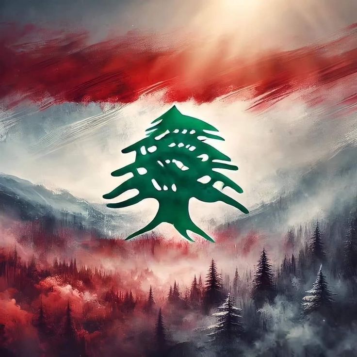Cedar Above the Mountains - World metal wall art plate