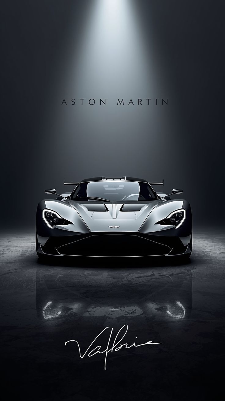 Aston Martin Valhalla – Spotlight - Automotive metal wall art plate