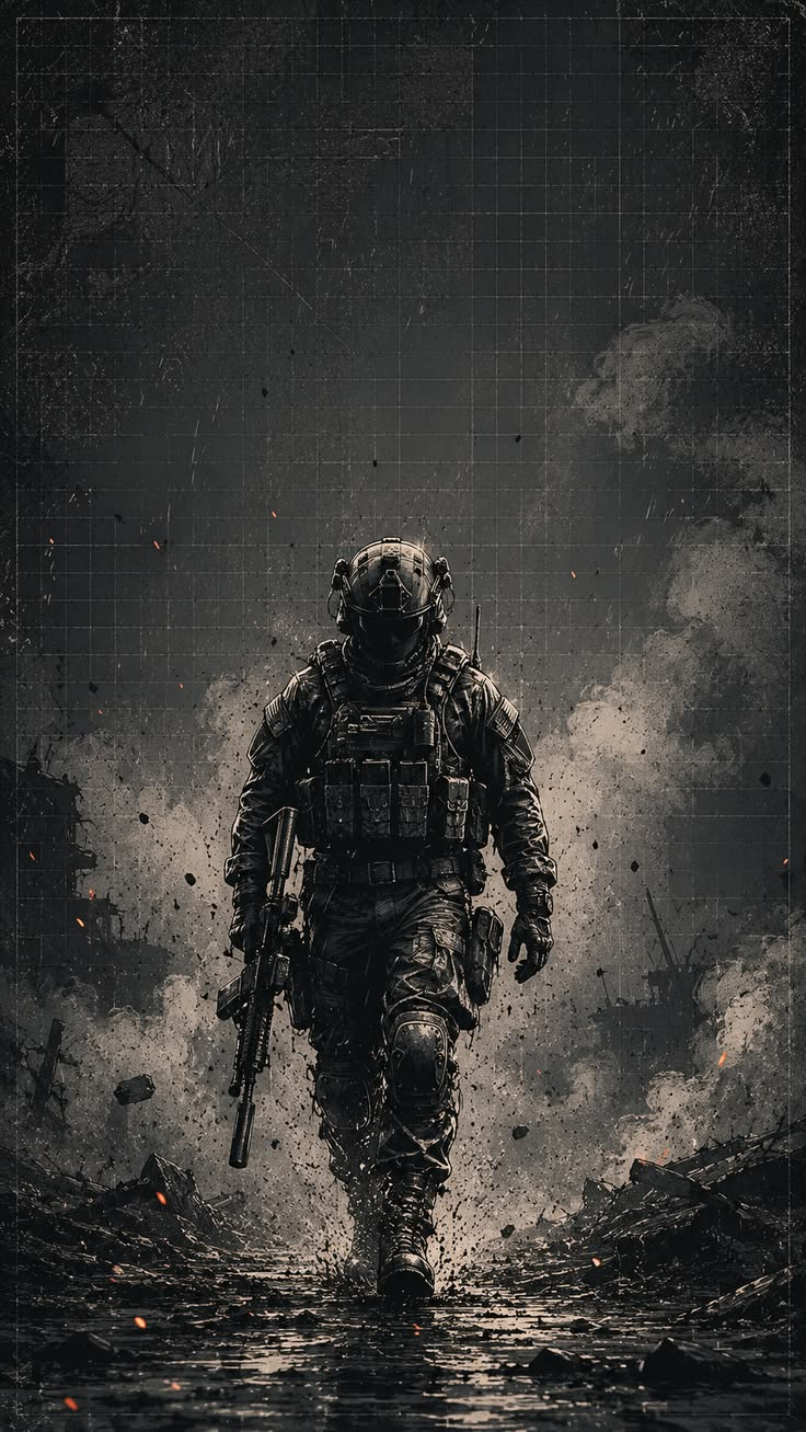 Tactical Operator – Wasteland Advance - Gaming metal wall art plate
