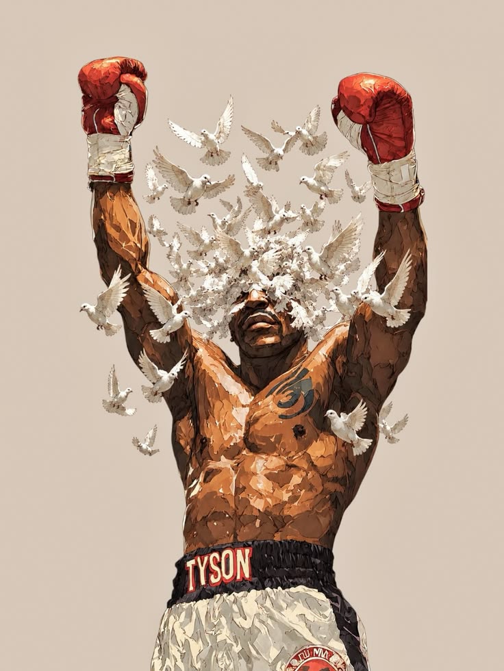 Mike Tyson – Victory - Sport metal wall art plate