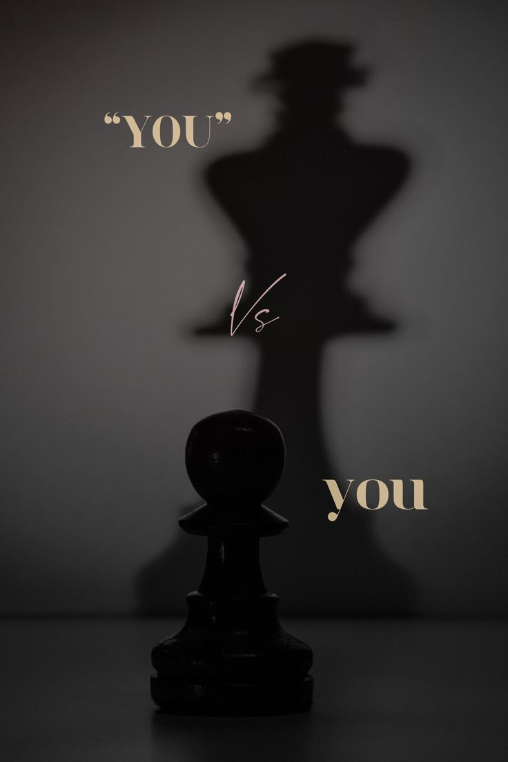 You Versus You - Quotes metal wall art plate