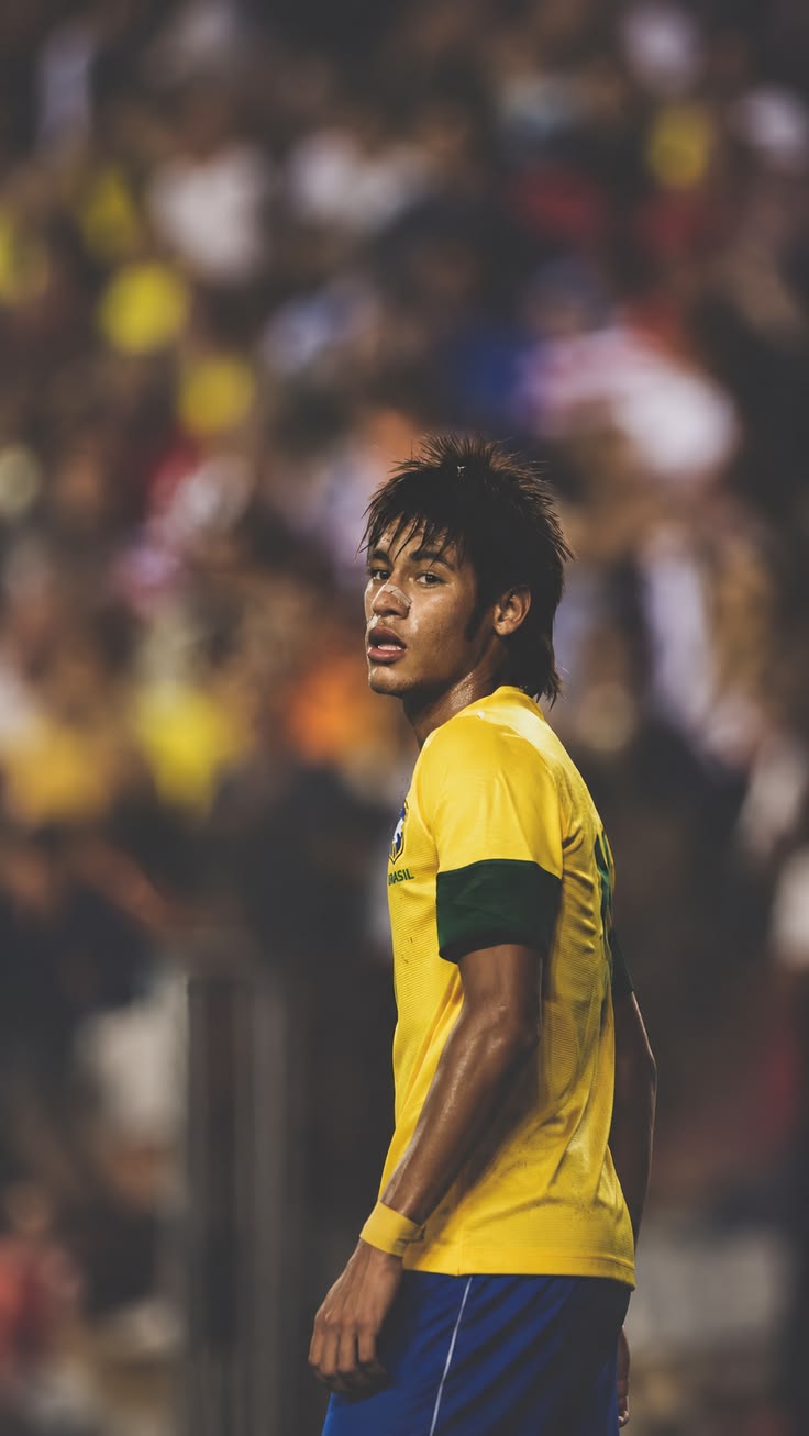 Neymar Jr – Brazil Focus - Sport metal wall art plate